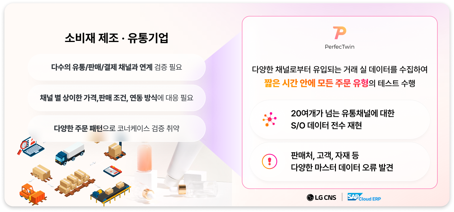 생활용품제조업에 요구되는 수백만건의 테스트 케이스 검증