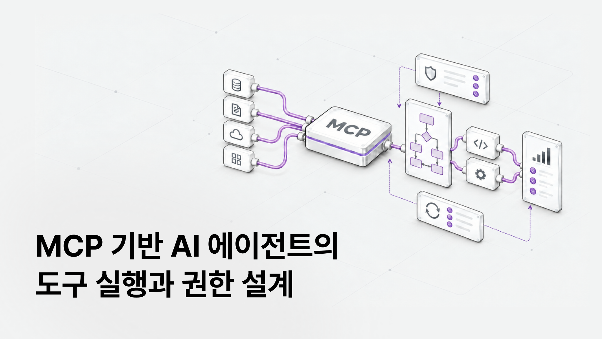 MCP 기반 AI 에이전트의 도구 실행과 권한 설계를 다룬 인사이트 썸네일