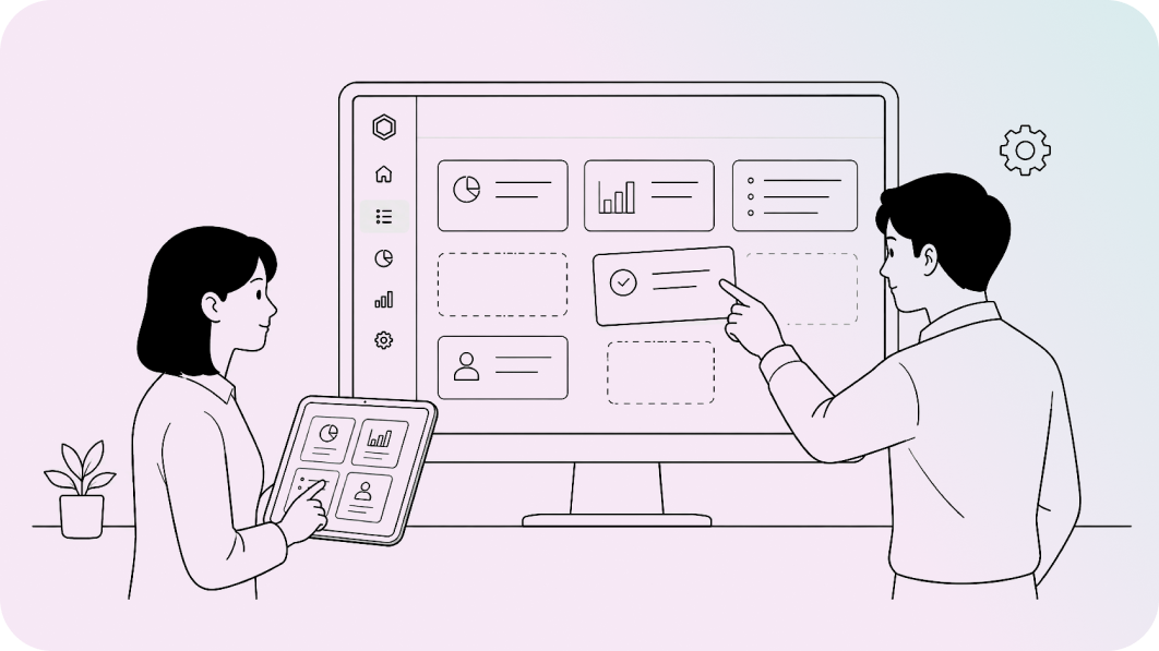 Customized robot operations dashboard