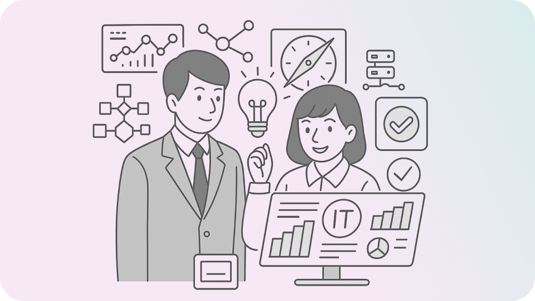 Mid- to Long-Term IT Strategy and Process Innovation Consulting 